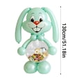 thumbnail image 2 of Green Easter Basket Shaped Balloon Candy Storage Decor Hanging Egg Hunt Party Decoration For Spring Holiday Home, 2 of 6
