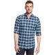 thumbnail image 1 of John Ashford Camisa a cuadros LS con botones para hombre, azul, XX-Large, 1 of 1