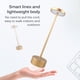 thumbnail image 5 of Lámpara De Escritorio Atmósfera De Carga Luz Nocturna Led Lámpara De Mesa Inalámbrica Usb Lámpara De Escritorio De Ahorro De Energía 2 Niveles Brillo Luz Nocturna Metal Aluminio Mesita De Noche Moyic HA026933-00, 5 of 5
