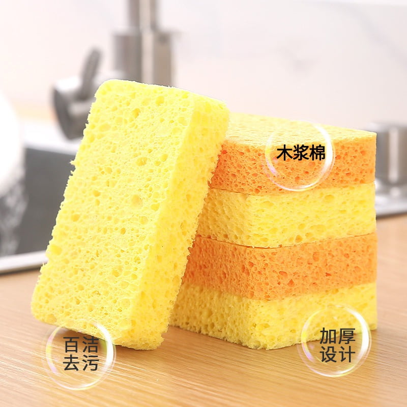 Sponges for Dishes Large Cellulose Kitchen Sponge Heavy Duty Scrub Sponges 