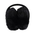 thumbnail image 3 of Simplicity Men Women Plush Winter Earmuffs for Outdoor Snowboarding, Black, 3 of 3