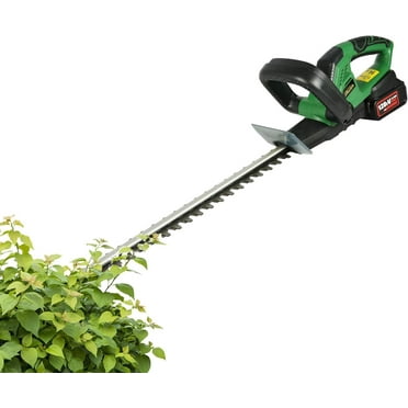 TRY & DO 23Inch Cordless Hedge Trimmer 20V Electronic Dual-Steel Blade Handheld Shrubbery Trimmer Rechargeable Lithium-Ion Charger Garden Tool
