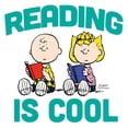 thumbnail image 2 of CafePress - Charlie & Sally Brown Reading Is Cool Mug - 11 oz Ceramic Mug - Novelty Coffee Tea Cup, 2 of 3