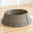 thumbnail image 1 of BRIGHTFUFU 1Pack Christmas Tree Collar Rustic Cottage Style Plastic Circular Frame for Artificial Trees, 1 of 7