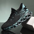 thumbnail image 6 of Men's Lace-Up Knit Breathable Blade Athletic Sneakers, 6 of 7