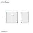 thumbnail image 2 of Lafayette 36" Freestanding Bathroom Vanity Cabinet without Top in Black Oak, 2 of 6