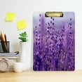 thumbnail image 6 of FMSHPON Beautiful Lavender Flower Clipboard Hardboard Wood Nursing Clip Board and Pull for Standard A4 Letter 13x9 inches, 6 of 8