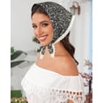 thumbnail image 6 of AWAYTR 3Pcs Floral Hair Bandanas Chiffon Head Kerchief Women Boho Hair Scarf Headband Triangle Head Scarf, 6 of 12