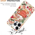 thumbnail image 5 of 2 Packs Christmas Print Phone Case for iPhone 12/iPhone 12 Pro 6.1", with Aesthetics Pattern Design Soft TPU Silicone Xmas Cases, Shockproof Bumper Protector Camera Girls Women Cover, Gift A, 5 of 6