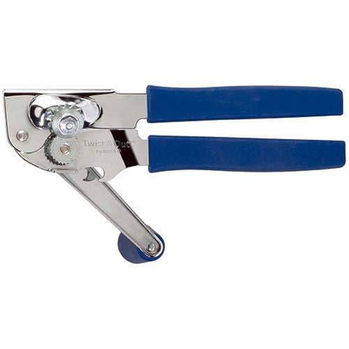 Winco 8-3/4" Portable Can Opener with Crank Handle, Chrome Plated