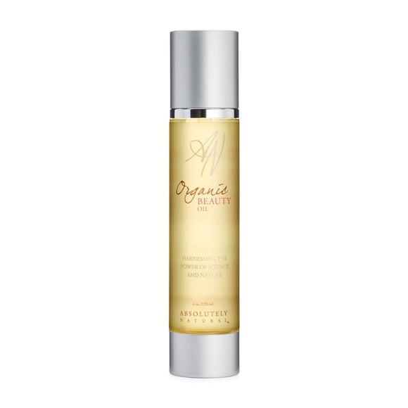 Absolutamente Natural - Aceite de Belleza Orgánico 4oz con Vitamina E Aceites de Oliva y Rosa Mosqueta Hecho en EE.UU.