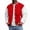 02-Red, variant on Men's Classic Baseball Jacket with Stand Collar and Snap Buttons - Retro College Style Bomber Coat for Casual Wear Navy XL