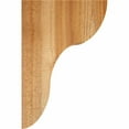 thumbnail image 3 of 6"W x 8"D x 12"H Carmel Rough Sawn Corbel, Western Red Cedar, 3 of 9