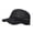 Black, variant on Women's Straw Baseball Sun Hat Breathable Paper Straw Cap with Adjustable Strap Packable Decorative Artisan Beach Headwear for Summer Outings
