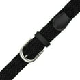 thumbnail image 5 of Falari Men Women Canvas Elastic Fabric Woven Stretch Braided Belt - Black Medium, 5 of 6