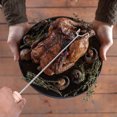 thumbnail image 4 of 2 Pcs Brochettes en Acier Inoxydable Style Long pour Viande (Couleur Assortie), 4 of 7