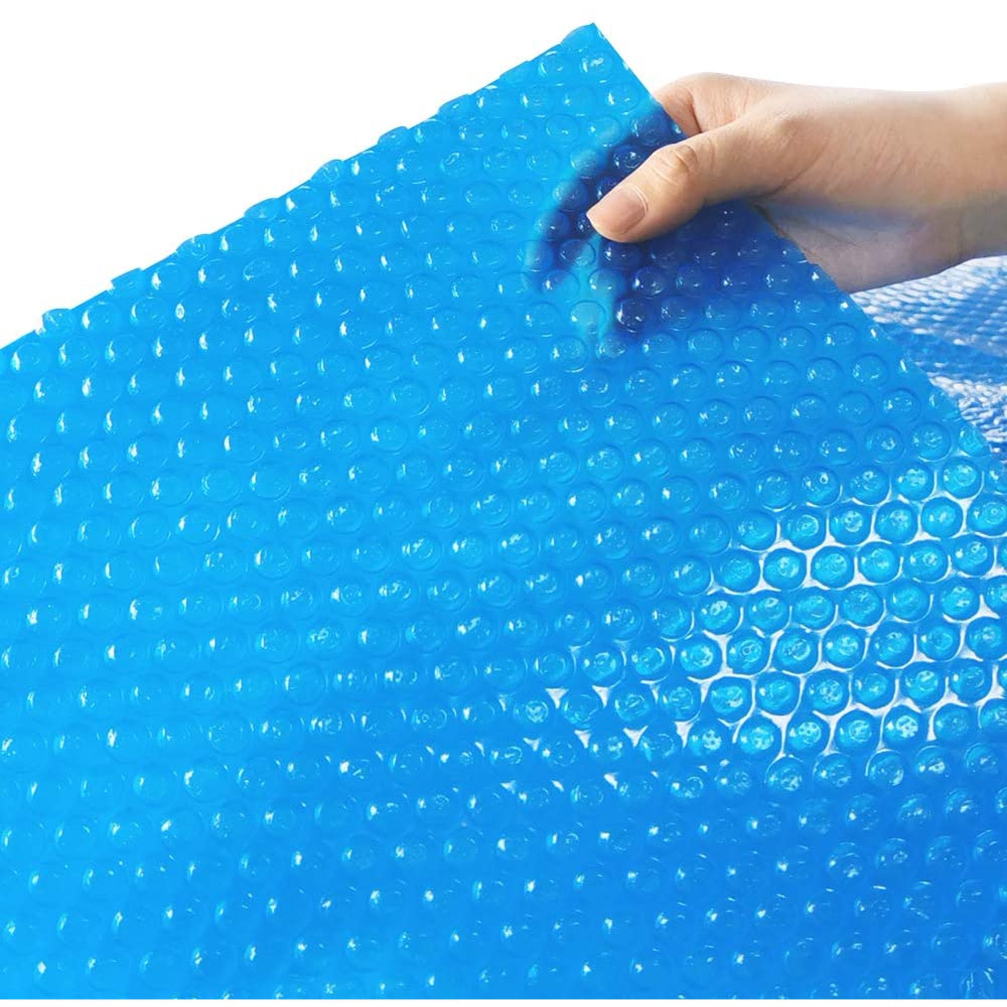 Solar Pool Cover, Blue 16mil 12x24 Foot Rectangle Pool Heaters for