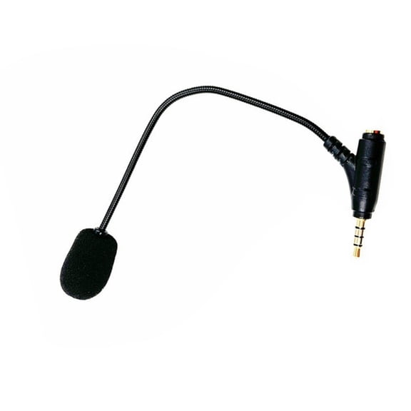 3.5mm Microphone for Gamings Headphones Headsets Microphone with Black FoamCover
