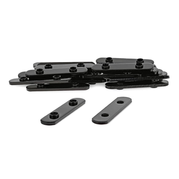 PinesC 8020, 3279, 15 Series 5/16-18 Double Threaded Slide in Economy T-Nut Steel T-Slot Accessories for 80/20 Aluminum Extrusion Hardware Nuts (25 Pack) Black