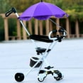 thumbnail image 4 of SPRING PARK Kids Baby Unisex Sun Umbrella Parasol Buggy Pushchair Pram Stroller Shade Canopy Baby Stroller Accessories Rain Covers Travel Umbrella, 4 of 7