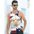 thumbnail image 5 of 3D Graphic Tank Tops for Men Quick Dry Cool Artwork Sleeveless Shirts for Summer Beach Exercise Fitness, 5 of 6