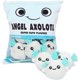 thumbnail image 1 of Ubiuo - Almohada de peluche extraíble con forma de ajolote, suave y esponjosa, ideal como regalo para niñas (6 unidades), 1 of 5