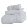 thumbnail image 4 of 3 Pcs/set Home Hotel Cotton Towel Hands Face Body Water Sweat Absorption Cleaning Drying Towel, White, 4 of 10
