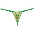 thumbnail image 3 of Botmois Men's Thong Solid Bikini Mini Bottom Briefs Spandex Pouch Micro Tangas T-back Jockstrap Underwear Camel L, 3 of 3