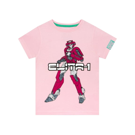Transformers Girls T Shirt Pink Size 4-10