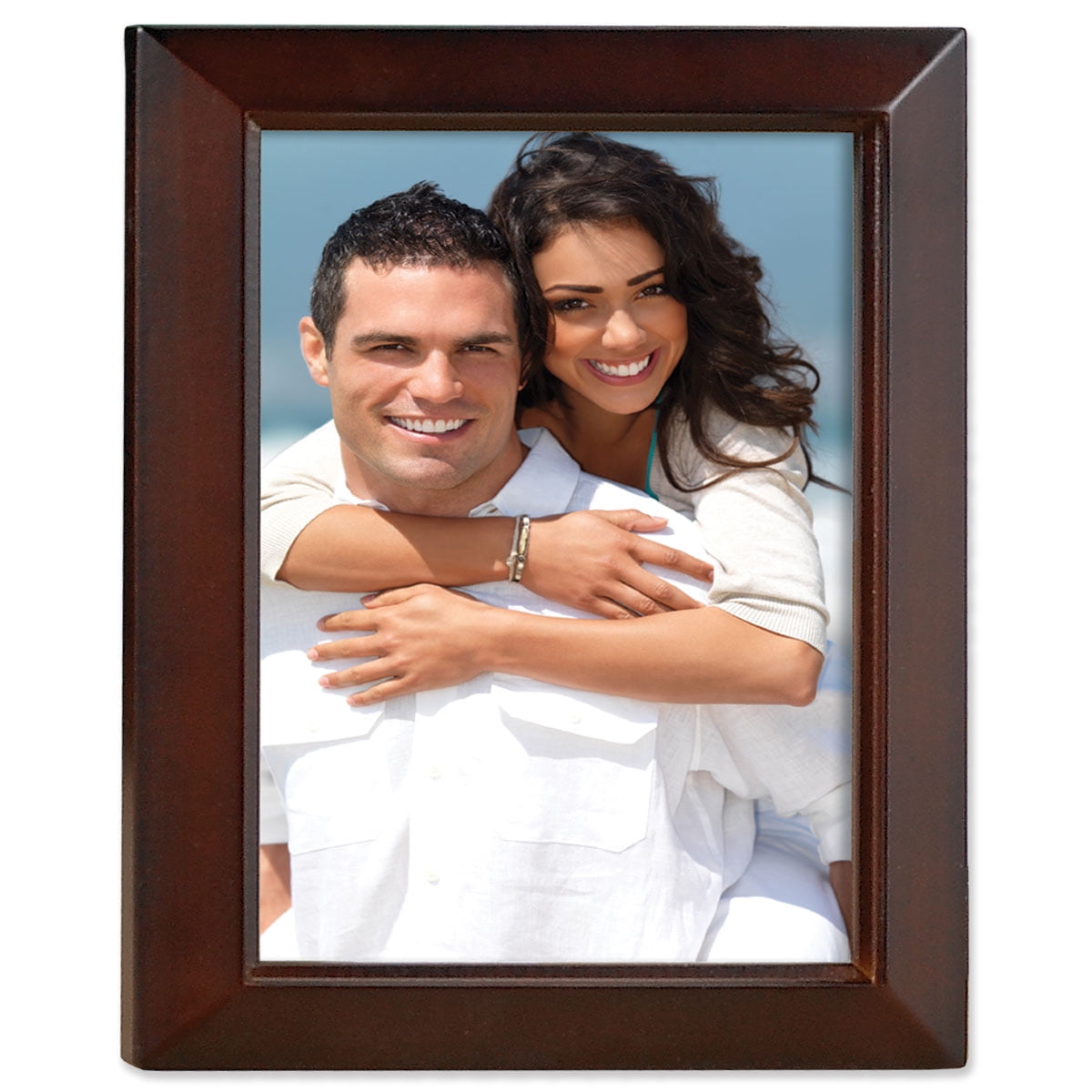 Walnut 620146 Lawrence Frames Faux Burl 4 by 6-Inch Picture Frame