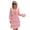 Pink, variant on Layered Chiffon Dress for Women Long Sleeve Crew Neck Ruffle Tiered Flowy Dress Casual Wedding Guest Dress Blue