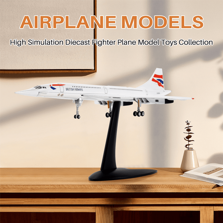 1/200 Concorde Supersonic Passenger Aircraft Air British