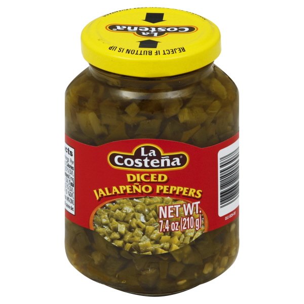 La Costena Diced Jalapeno Peppers, 7.4 Oz