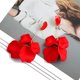 thumbnail image 2 of Guardurnaity Pendientes colgantes de moda Manténgase a la vanguardia del estilo Pendientes de juego para mujeres y niñas Pendientes de lujo Ropa, zapatos y accesorios Miscelánea rosa, 2 of 6