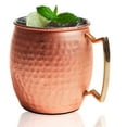 thumbnail image 1 of Tasse Moscow Mule avec design extérieur martelé de Brilliant, 20 oz, 1 of 1