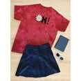 thumbnail image 3 of Oh Yellow Daisy Tie Dye Crystal Women -Image by Shutterstock, Female Small, 3 of 4