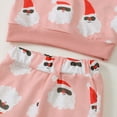 thumbnail image 6 of UYYX Christmas 2T Boys Clothes Fall Christmas Toddler Boy Outfits Fall Girl Clothes Long Sleeve Crewneck Sweatshirt Top Pants With Pocket Girl Outfit 6-12 Months, 6 of 8