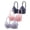 Blue, variant on 3PC Women's Summer Thin Breathable Bra - Small Gathered, Steel-Free, Anti-Drop, US 36-42 Sizes, Nylon Spandex