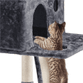 thumbnail image 4 of Yaheetech 76.5-inch Cat Tree Cat Tower with Condos, Dark Gray, 4 of 9