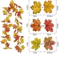 thumbnail image 2 of 2026 Hot!Fall Decor Festival Simulation Maple Leaf Rattan Decoration Christmas Party Wall Hanging Maple Leaf Rattan, 2 of 2