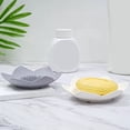 thumbnail image 2 of Shoreew Silicone Soap Dish Lotus Shape Soap Holder with Drainage Holes Non-Slip Soap Holder for Bathroom Kitchen Countertop Shower Caddy Decoration, 2 of 7