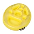 thumbnail image 2 of AuroraX Inflatable Pool Cup Holder Floating Beverage Cooler Straw Hole Holds Cans & Bottles Lightweight PVC Durable Summer Pool Party Drink Holder Yellow, 2 of 6