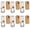 White Porcelain, variant on B&P Lamp® 4 Inch Height, High Heat, Keyless Porcelain Candelabra E12 Socket, Tapped 1/8 IP