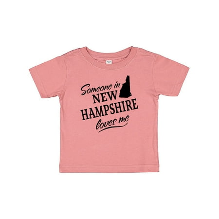 

Inktastic Someone in New Hampshire Loves Me Gift Baby Boy or Baby Girl T-Shirt