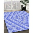 thumbnail image 2 of Ahgly Company Indoor Square Patterned Light Slate Blue Area Rugs, 7' Square, 2 of 6