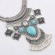 thumbnail image 4 of Conjunto de aretes de collar de turquesa Hugo Enthic, 4 of 7