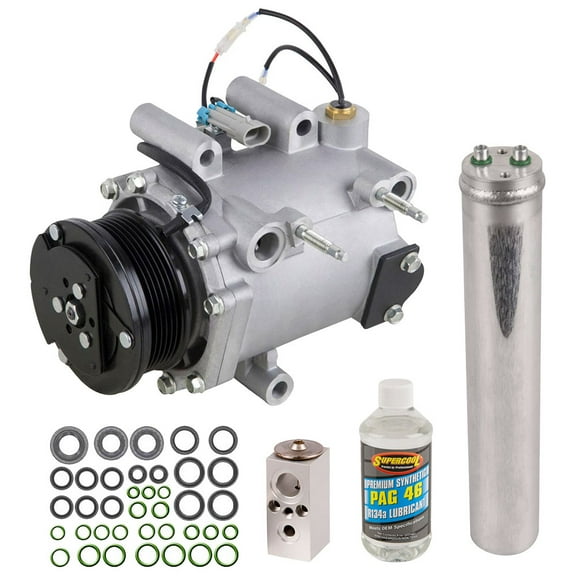 AC Compressor & A/C Kit For Pontiac Aztek Montana Trans Sport Chevy Venture Olds Silhouette Buick Rendezvous w/o Rear AC - BuyAutoParts