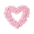 thumbnail image 4 of balikha Pink Heart Shaped Wreath ,Artificial Wreath, Door Hanging Wreath ,Front Door Wreath for Backdrop ,Decorating ,Indoor Outside, 4 of 9