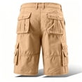 thumbnail image 5 of Sentmoon Bike Shorts Summer High Waist Plus Size Biker Shorts Solid Color Regular Fit Jogging Long Shorts with Pockets Vacation for Outdoor and Travel, 5 of 9