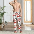 thumbnail image 6 of Lsque Forest Mushrooms Print Men's Pajama Pants, Lounge Pant - Comfortable Home Wear,Elastic Waistband, Stylish Design-X-Large, 6 of 9